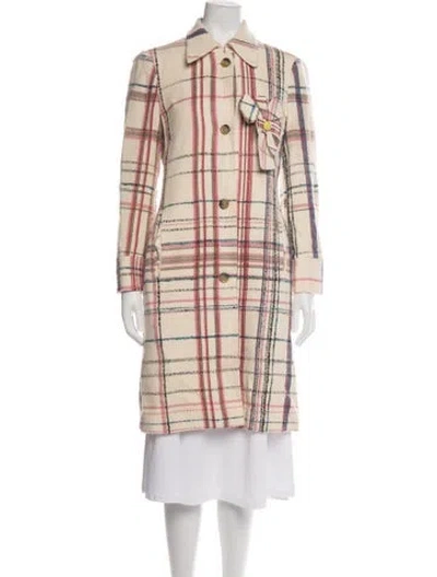 Pre-owned Christian Lacroix Vintage 2000's Coat In Neutrals