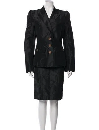 Pre-owned Christian Lacroix Vintage 2000's Skirt Set In Black