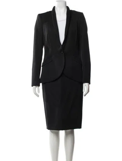 Pre-owned Christian Lacroix Vintage 2000's Skirt Suit In Black