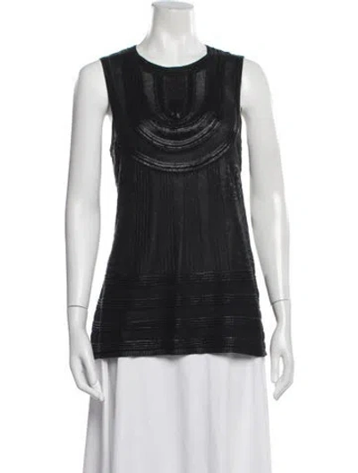 Pre-owned Christian Lacroix Vintage 2000's Top In Black
