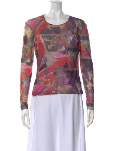 Pre-owned Christian Lacroix Vintage 2000's Top In Pink