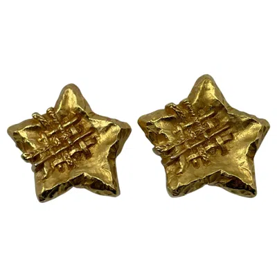 Pre-owned Christian Lacroix Vintage Clip-on Earrings In Multi