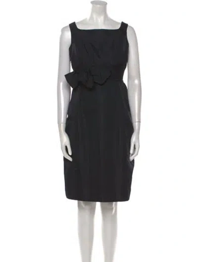 Pre-owned Christian Lacroix Vintage Knee-length Dress In Black