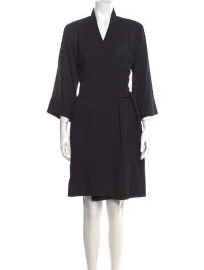 Pre-owned Christian Lacroix Vintage Knee-length Dress In Black