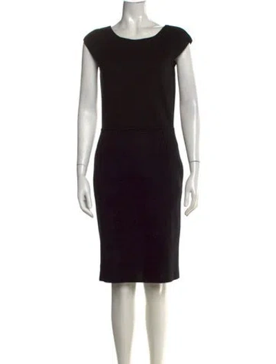 Pre-owned Christian Lacroix Vintage Knee-length Dress In Black
