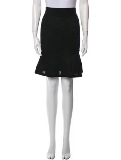 Pre-owned Christian Lacroix Vintage Knee-length Skirt In Black