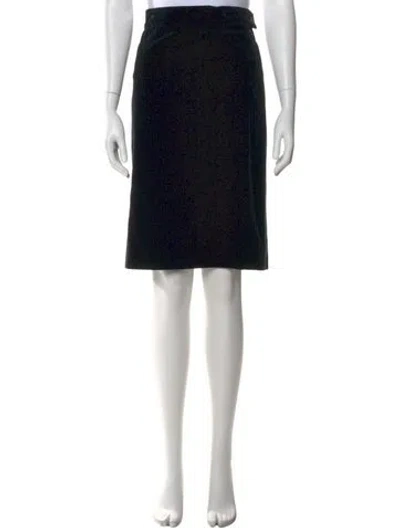 Pre-owned Christian Lacroix Vintage Knee-length Skirt In Black