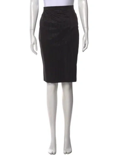 Pre-owned Christian Lacroix Vintage Knee-length Skirt In Black