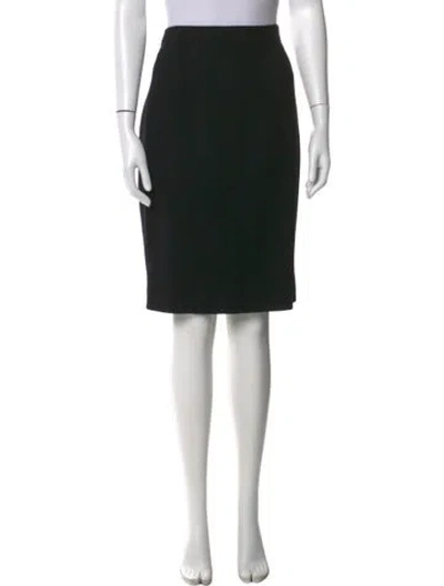 Pre-owned Christian Lacroix Vintage Knee-length Skirt In Black