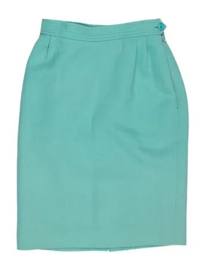 Pre-owned Christian Lacroix Vintage Knee-length Skirt In Blue