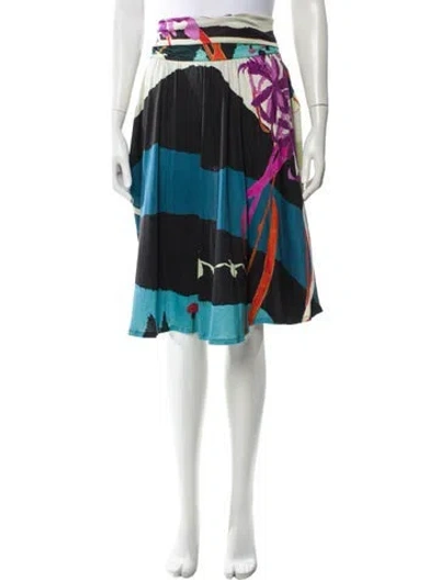 Pre-owned Christian Lacroix Vintage Knee-length Skirt In Multi