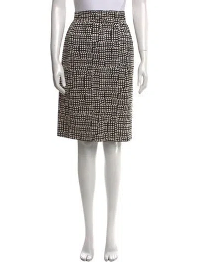 Pre-owned Christian Lacroix Vintage Knee-length Skirt In Neutral
