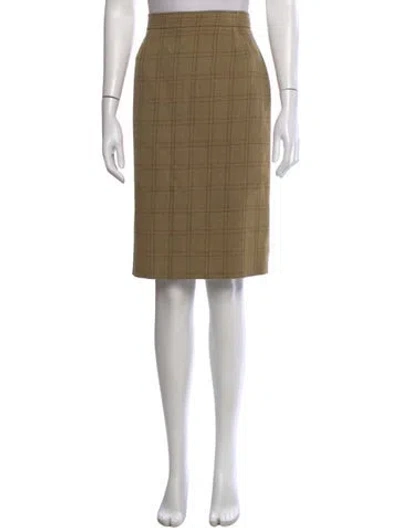 Pre-owned Christian Lacroix Vintage Knee-length Skirt In Neutral