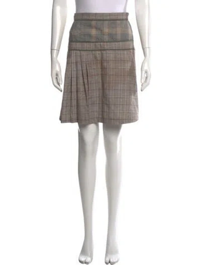Pre-owned Christian Lacroix Vintage Knee-length Skirt In Neutral
