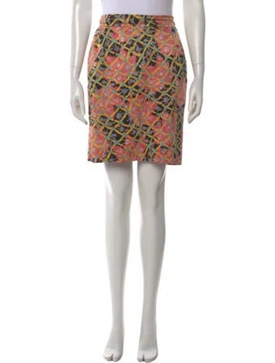 Pre-owned Christian Lacroix Vintage Knee-length Skirt In Pink