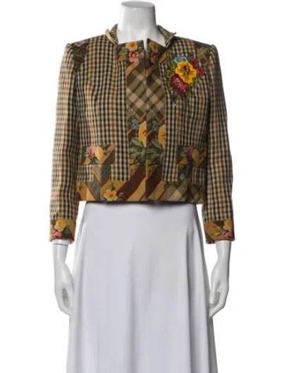 Pre-owned Christian Lacroix Vintage Late 1980's - Early 1990's Blazer In Neutrals