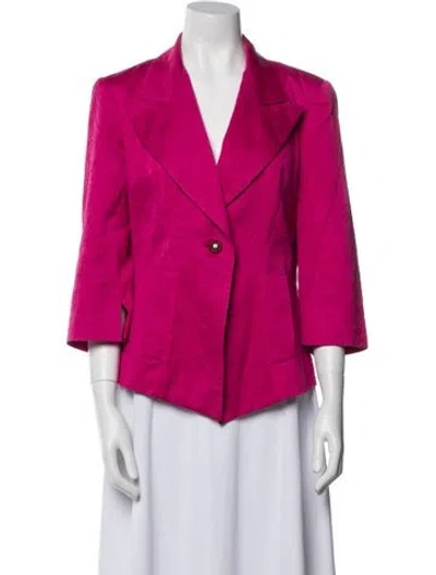 Pre-owned Christian Lacroix Vintage Late 1980's - Early 1990's Blazer In Pink