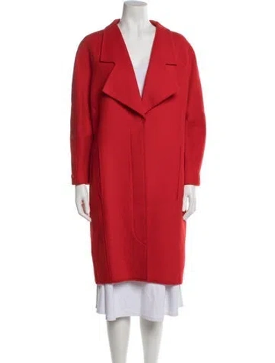 Pre-owned Christian Lacroix Vintage Late 1980's - Early 1990's Coat In Red