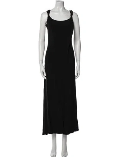 Pre-owned Christian Lacroix Vintage Long Dress In Black