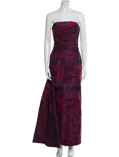 Pre-owned Christian Lacroix Vintage Long Dress In Multi