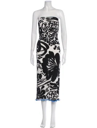Pre-owned Christian Lacroix Vintage Long Dress In Multi