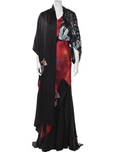 Pre-owned Christian Lacroix Vintage Long Dress In Multi