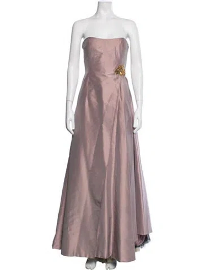 Pre-owned Christian Lacroix Vintage Long Dress In Purple