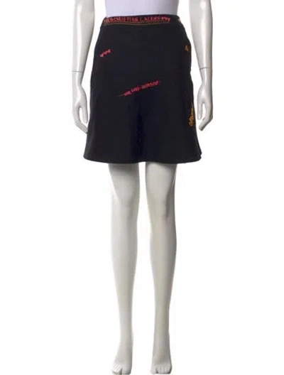 Pre-owned Christian Lacroix Vintage Mini Skirt In Black
