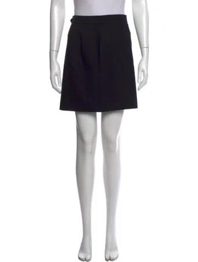 Pre-owned Christian Lacroix Vintage Mini Skirt In Black