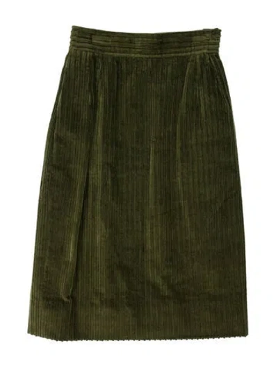 Pre-owned Christian Lacroix Vintage Mini Skirt In Green