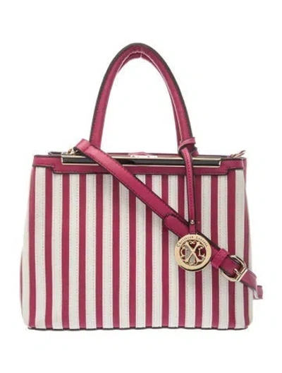 Pre-owned Christian Lacroix Vinyl Top Handle Bag In Multi