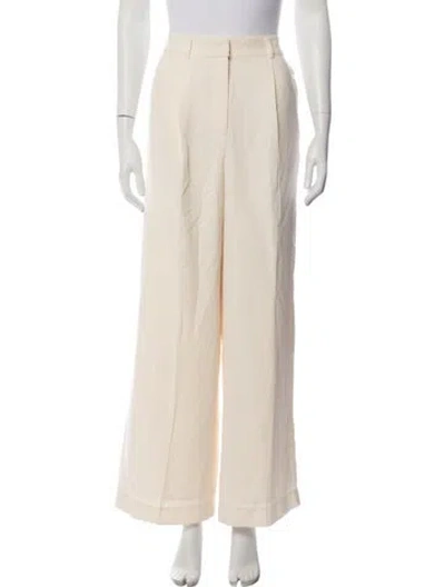 Pre-owned Christian Lacroix Wide Leg Pants In Neutrals