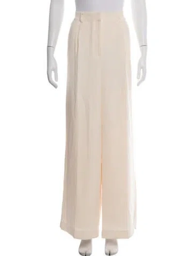 Pre-owned Christian Lacroix Wide Leg Pants In Neutrals