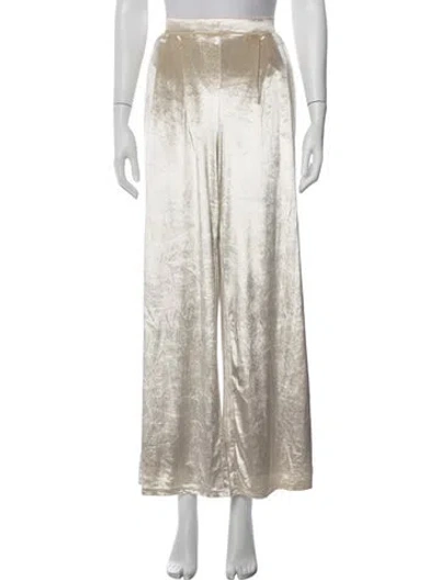 Pre-owned Christian Lacroix Wide Leg Pants In Neutrals