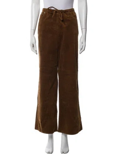 Pre-owned Christian Lacroix Wide Leg Pants W/ Tags In Brown