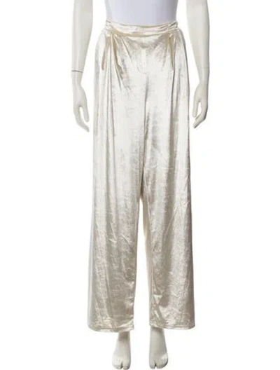 Pre-owned Christian Lacroix Wide Leg Pants W/ Tags In Neutral