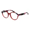 Christian Lacroix Beige Women Optical Frames In Red