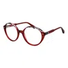 Christian Lacroix Beige Women Optical Frames In Red