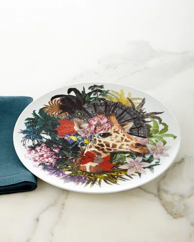 Christian Lacroix X Vista Alegre Dona Jirafa Charger Plate In Multi