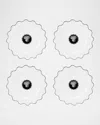 Christian Lacroix X Vista Alegre Herbariae Dinner Plates, Set Of 4 In White