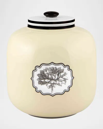 Christian Lacroix X Vista Alegre Herbariae Porcelain Vase In Neutral