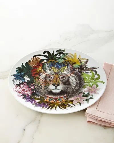 Christian Lacroix X Vista Alegre Jungle King Charger Plate In Multi