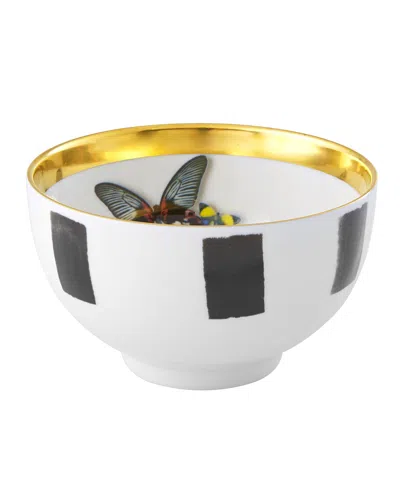 Christian Lacroix X Vista Alegre Sol Y Sombra Rice Bowls, Set Of 4 In Black