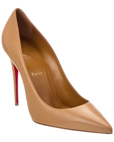 Christian Louboutin Miss Z 100 Leather Pump In Brown