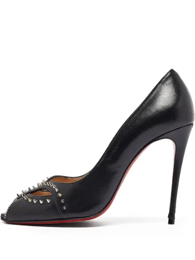 Pre-owned Christian Louboutin 100mm Cagouletta Sandals