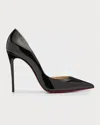 Christian Louboutin 100mm Iriza Patent Open-side Pumps In Multi