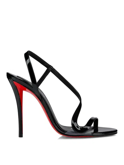 CHRISTIAN LOUBOUTIN 100MM PINK Z LEATHER SANDALS