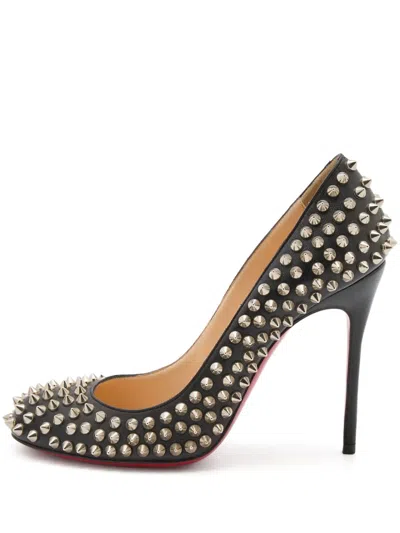 Pre-owned Christian Louboutin 105mm Fifi Spike Pumps