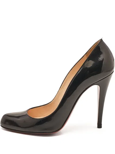 Pre-owned Christian Louboutin 105mm Leather Heeled Pumps