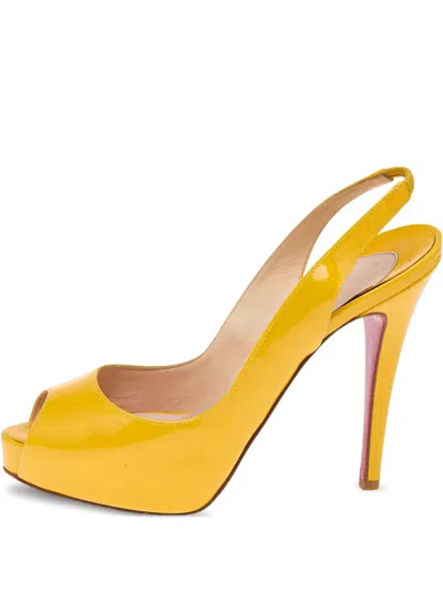 Pre-owned Christian Louboutin 110mm Flo Pumps